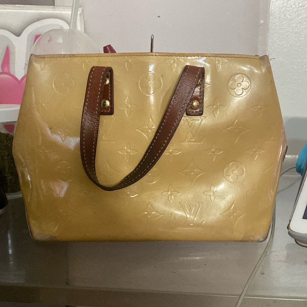 Louis Vuitton Yellow Tote Bag